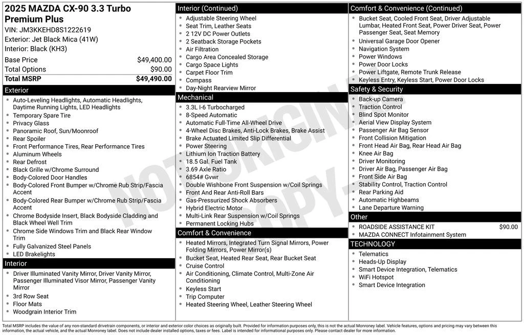 2025 Mazda CX-90 - Image 7 of 12