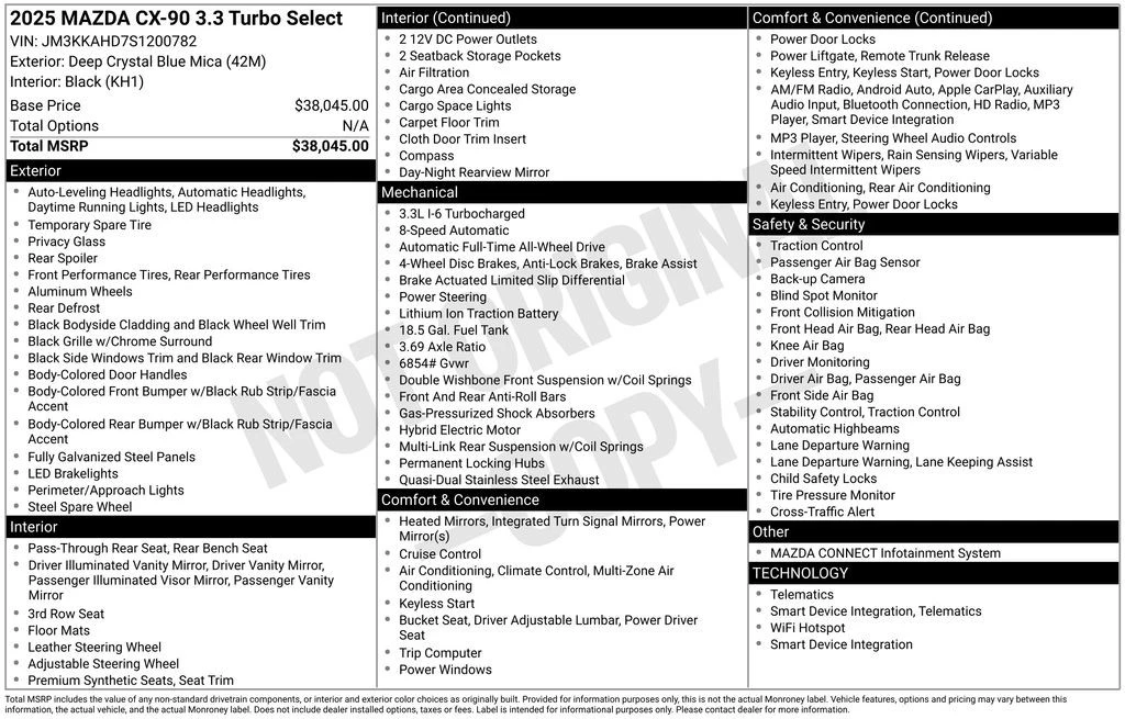 2025 Mazda CX-90 - Image 6 of 12