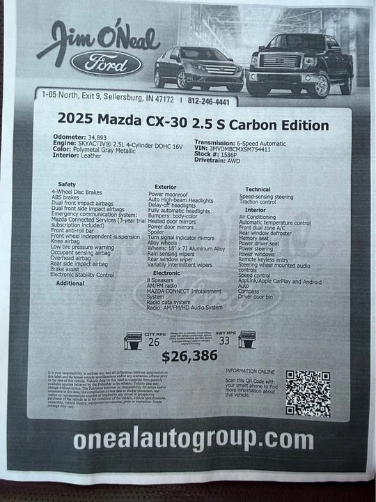 2025 Mazda CX-30 - Image 9 of 9