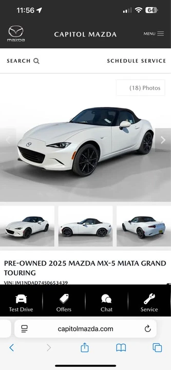 2025 Mazda ND MX-5 Miata - Image 2 of 4