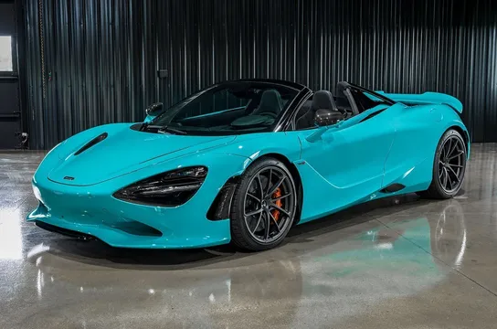 2025 McLaren 750S Spider MSO Tokyo Cyan