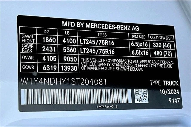 2025 Mercedes-Benz VS30 Sprinter - Image 16 of 18