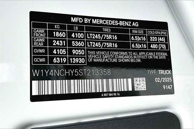 2025 Mercedes-Benz VS30 Sprinter - Image 16 of 18