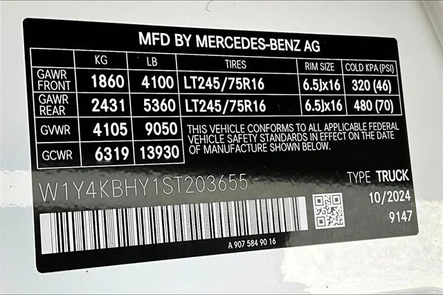 2025 Mercedes-Benz VS30 Sprinter - Image 16 of 18