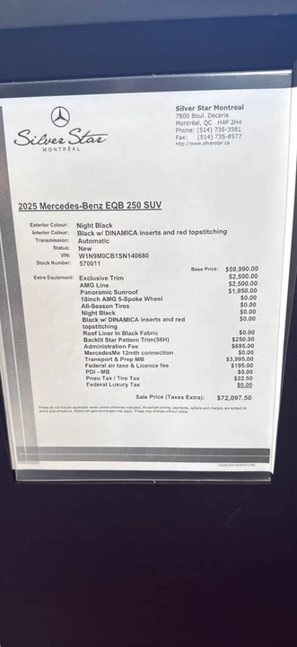 2025 Mercedes-Benz EQB - Image 13 of 13
