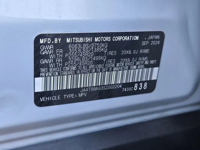 2025 Mitsubishi Outlander - Image 28 of 28