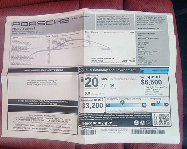 2025 Porsche 992 Carrera S - Image 15 of 31
