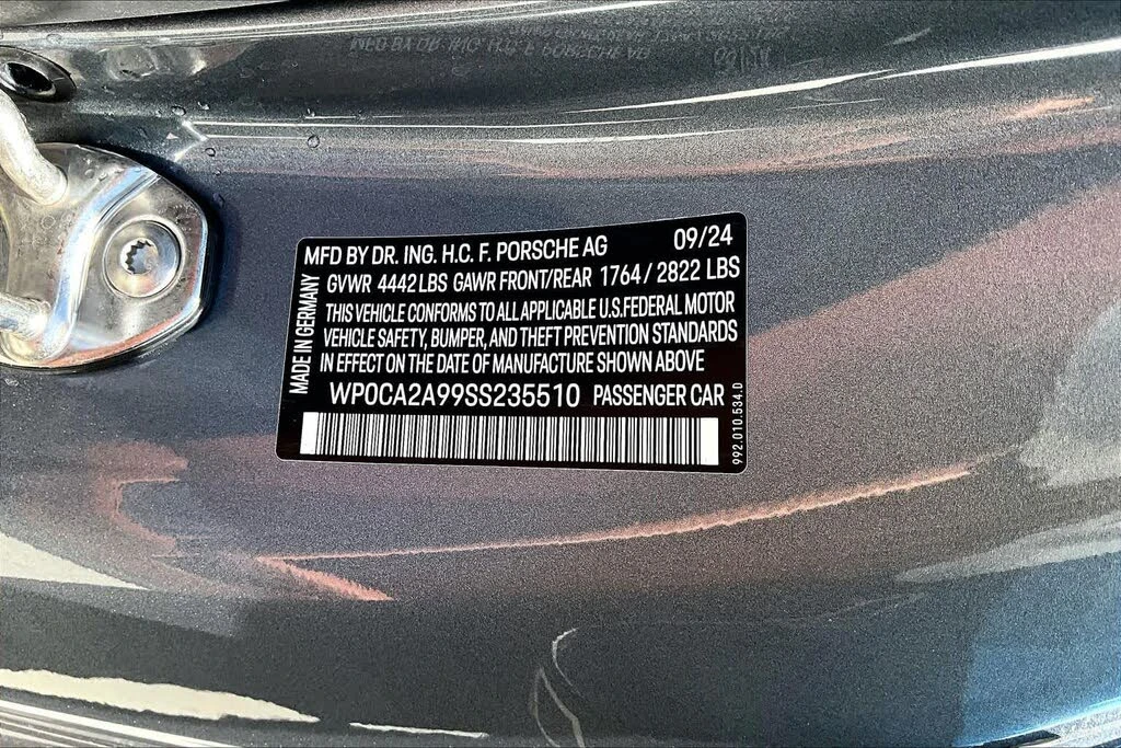 2025 Porsche 992 Carrera - Image 26 of 26