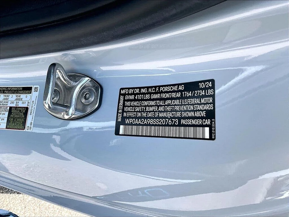 2025 Porsche 992 Carrera - Image 26 of 26
