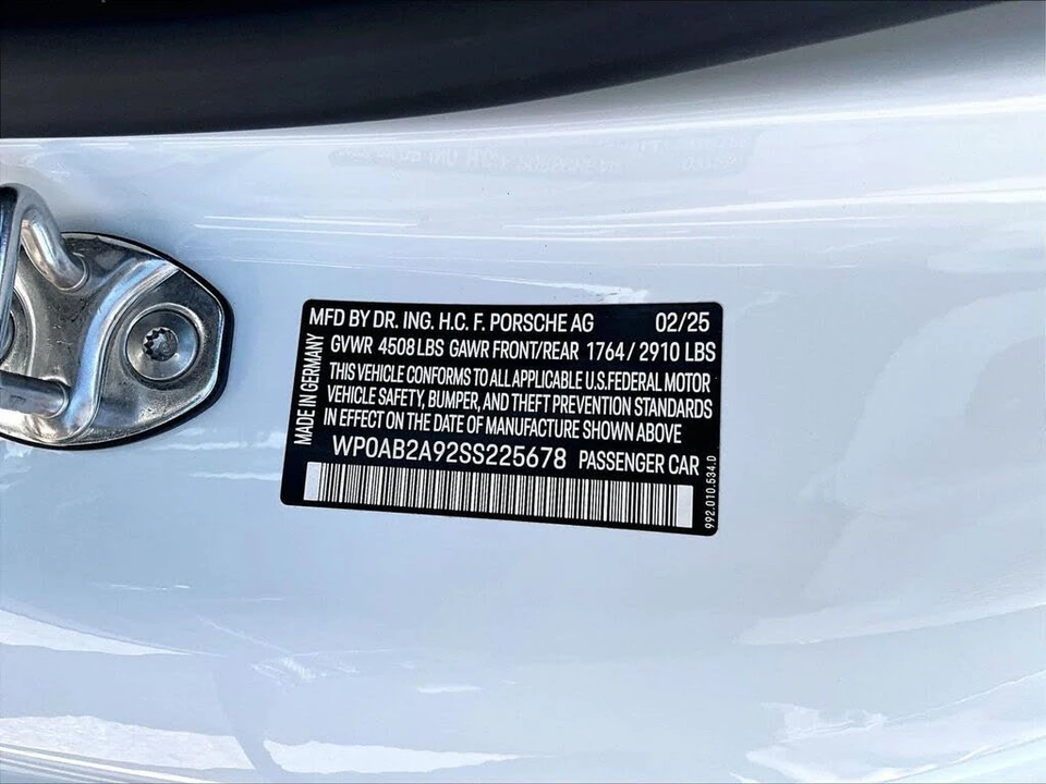 2025 Porsche 992 Carrera GTS - Image 26 of 26