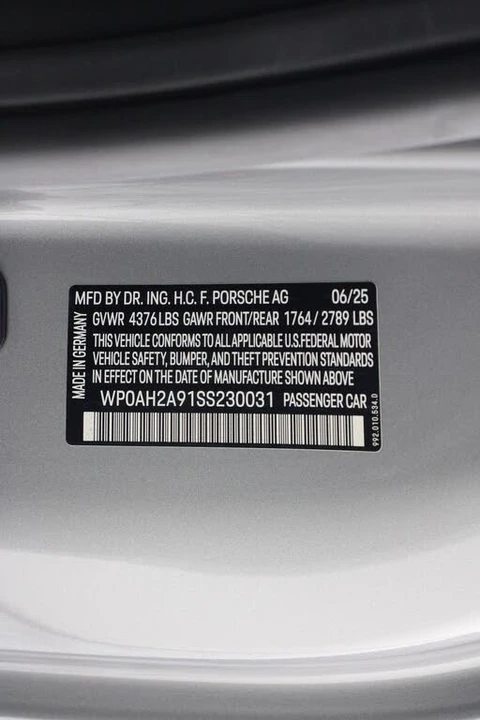 2025 Porsche 992 Carrera S - Image 19 of 31