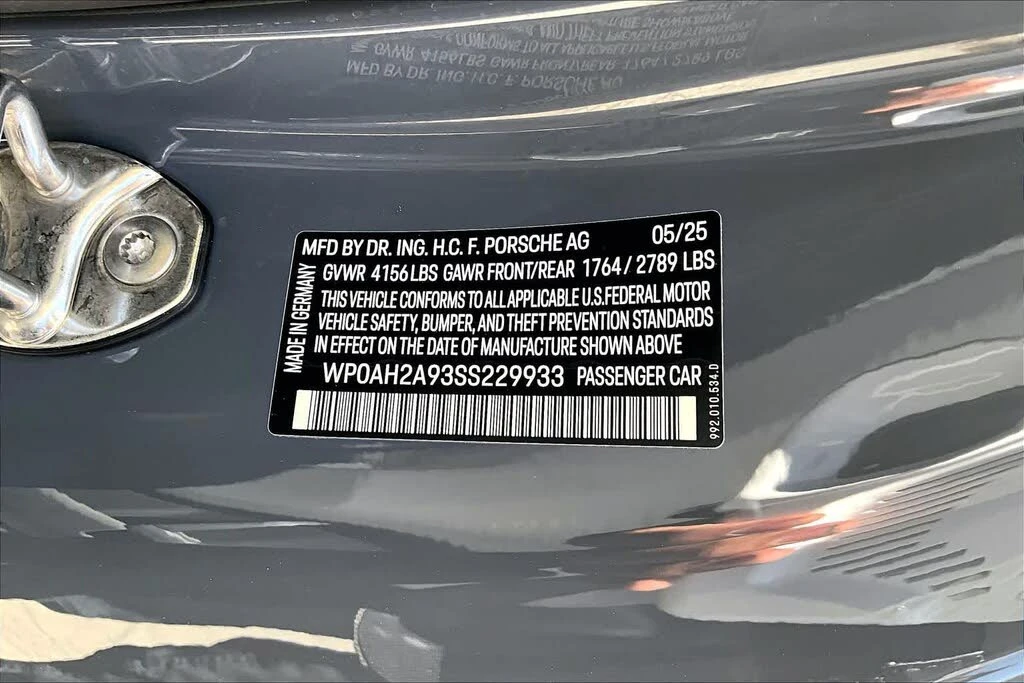 2025 Porsche 992 Carrera S - Image 26 of 26