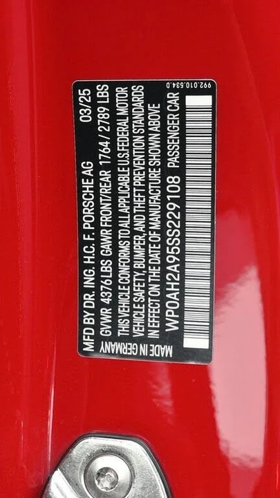 2025 Porsche 992 Carrera S - Image 16 of 31