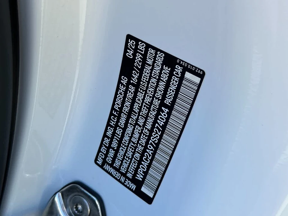 2025 Porsche 992 GT3 - Image 30 of 30