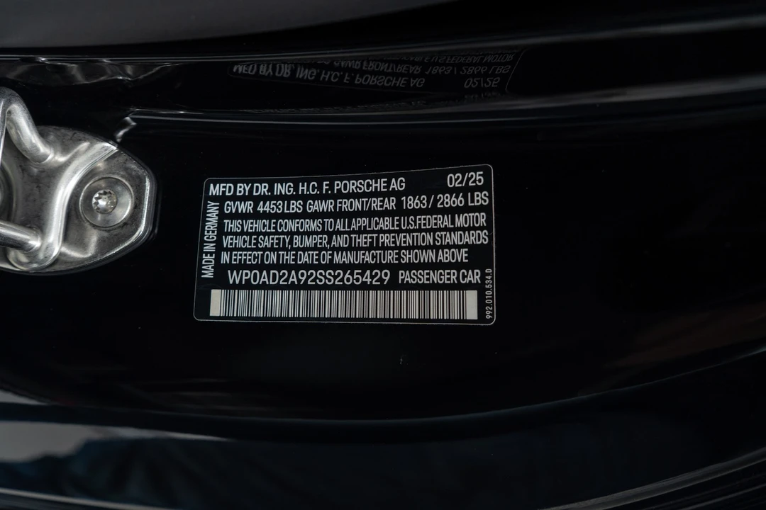 2025 Porsche 992 Turbo - Image 20 of 21