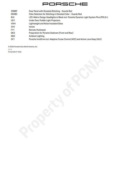 2025 Porsche 992 Turbo - Image 7 of 31