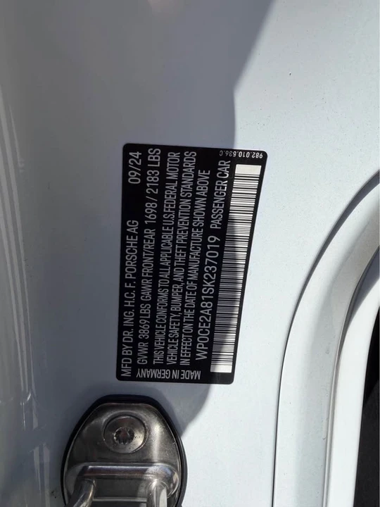2025 Porsche - Image 10 of 12