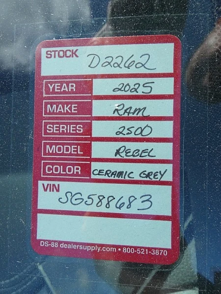 2025 Ram 2500 - Image 31 of 31