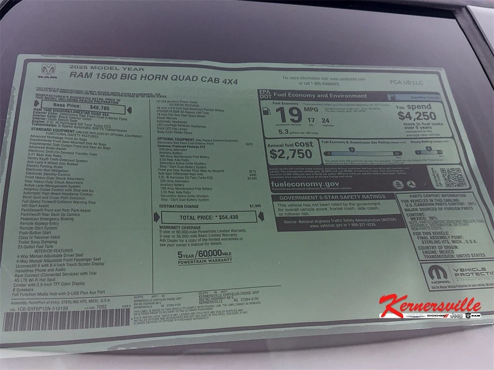2025 Ram 1500 2nd Gen - Image 20 of 21