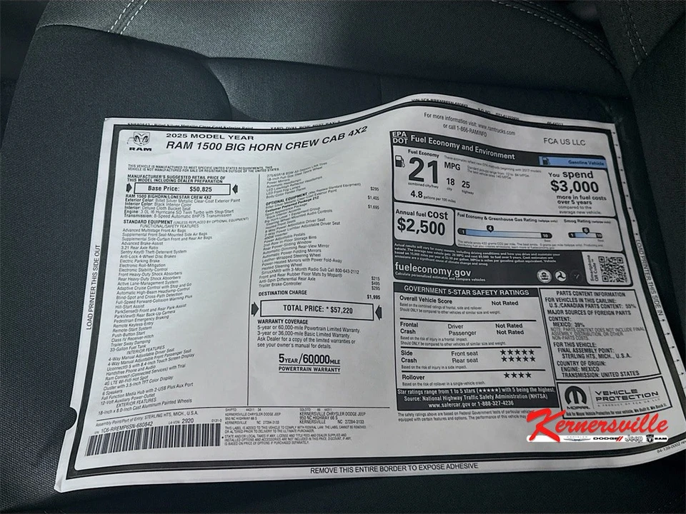 2025 Ram 1500 2nd Gen - Image 20 of 21
