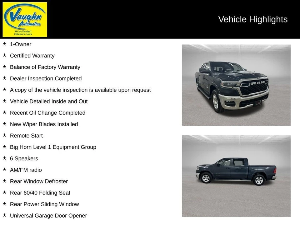 2025 Ram 1500 2nd Gen - Image 2 of 31