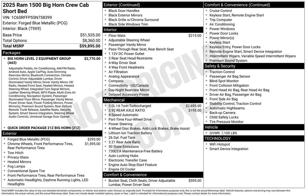 2025 Ram 1500 2nd Gen - Image 6 of 12