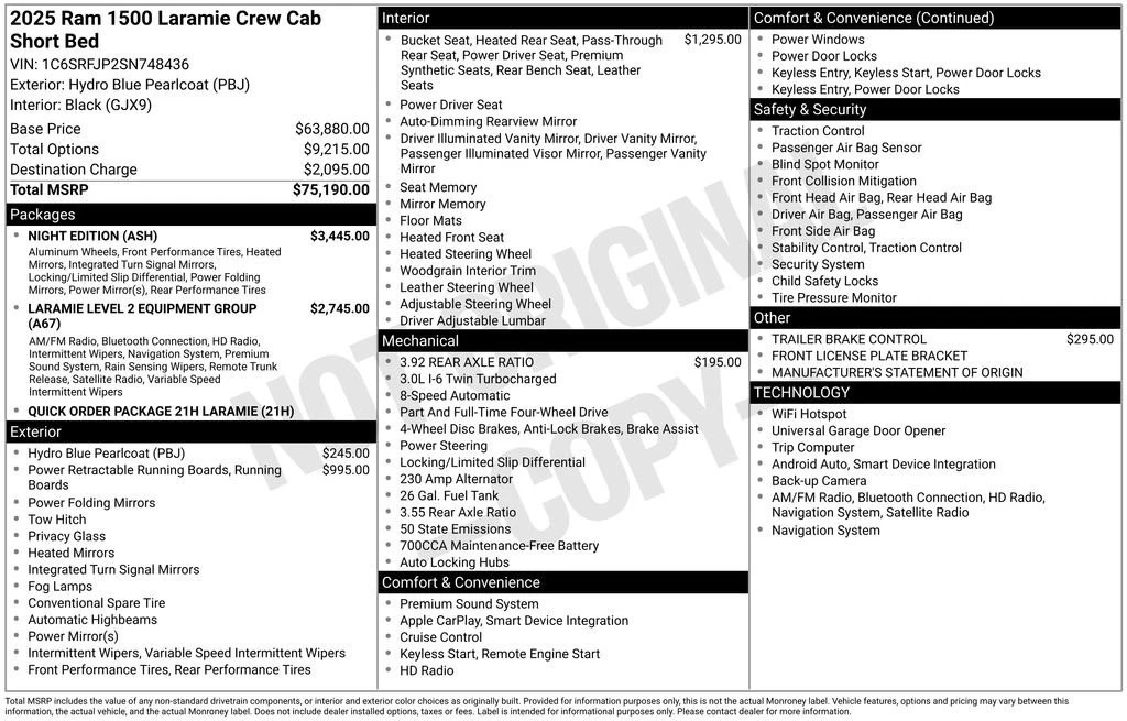 2025 Ram 1500 2nd Gen - Image 11 of 11