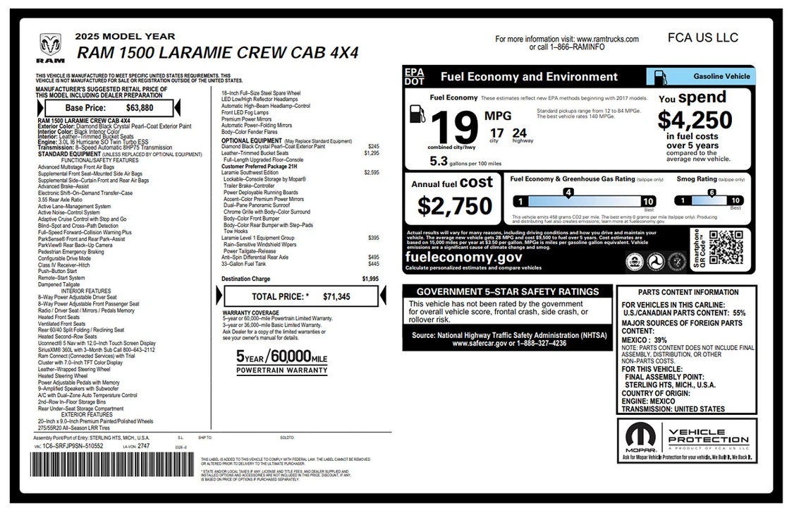 2025 Ram 1500 2nd Gen - Image 2 of 31