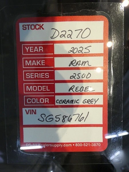 2025 Ram 2500 - Image 31 of 31