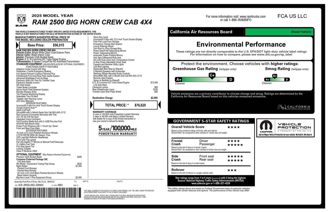 2025 Ram 2500 - Image 16 of 16