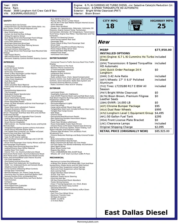 2025 Ram 3500 - Image 4 of 21