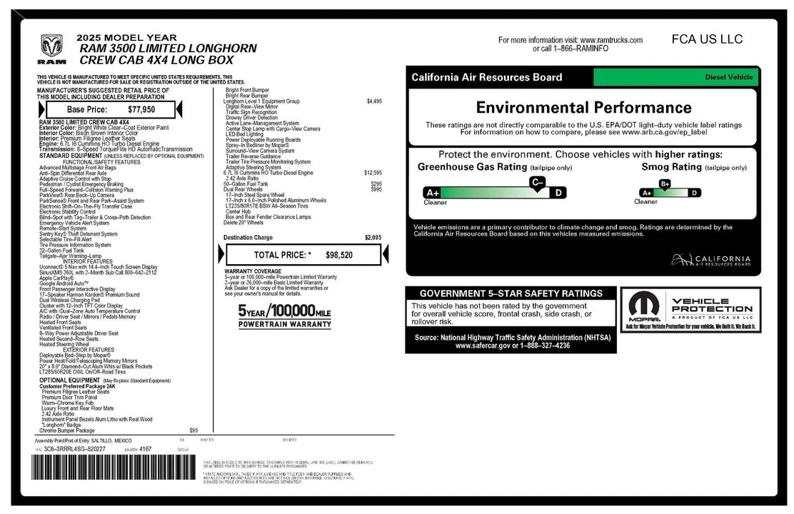 2025 Ram 3500 - Image 4 of 21