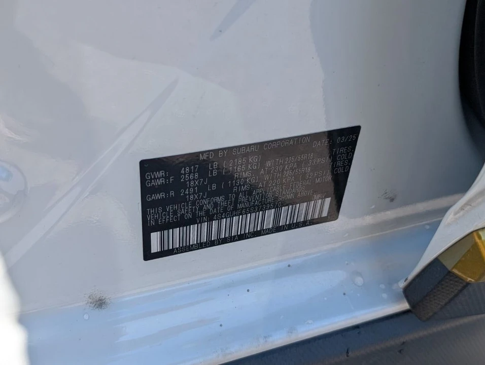 2025 Subaru Crosstrek 3rd Gen - Image 19 of 21