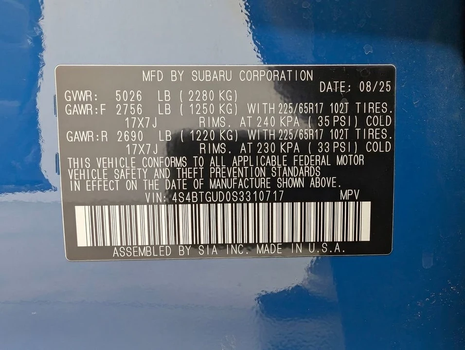 2025 Subaru Outback 6th Gen - Image 10 of 12