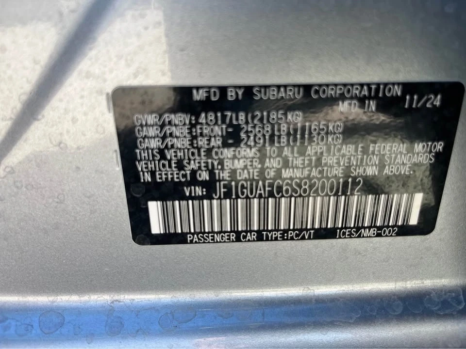 2025 Subaru Impreza 6th Gen - Image 14 of 14