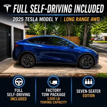 2025 Tesla Model Y Long Range Sport Utility 4D