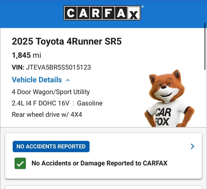 2025 Toyota 4Runner 6th Gen - Image 18 of 18