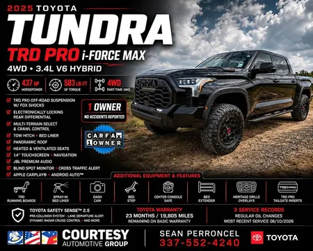 2025 Toyota Tundra TRD Pro Hybrid