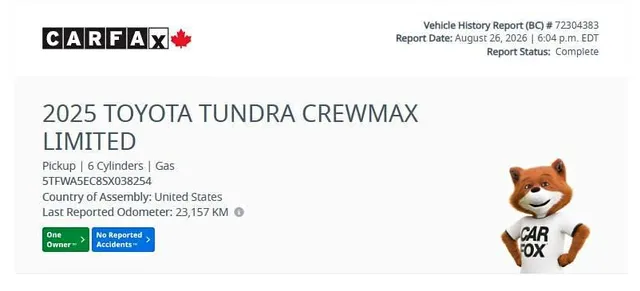 2025 Toyota Tundra Limited TRD Off-Road