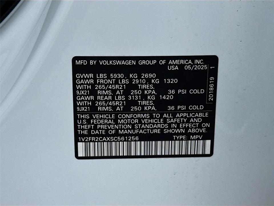 2025 Volkswagen Atlas - Image 14 of 14