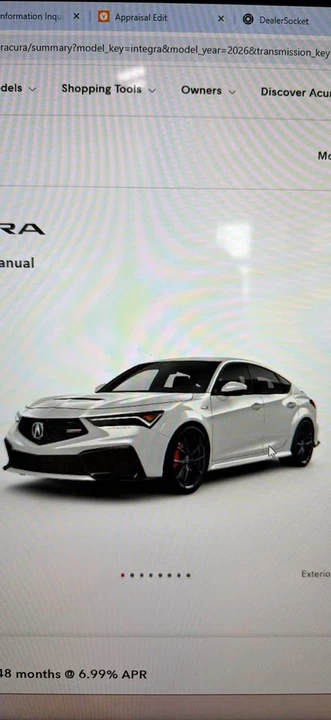 2026 Acura Integra Type S 5th Gen - Image 1 of 2