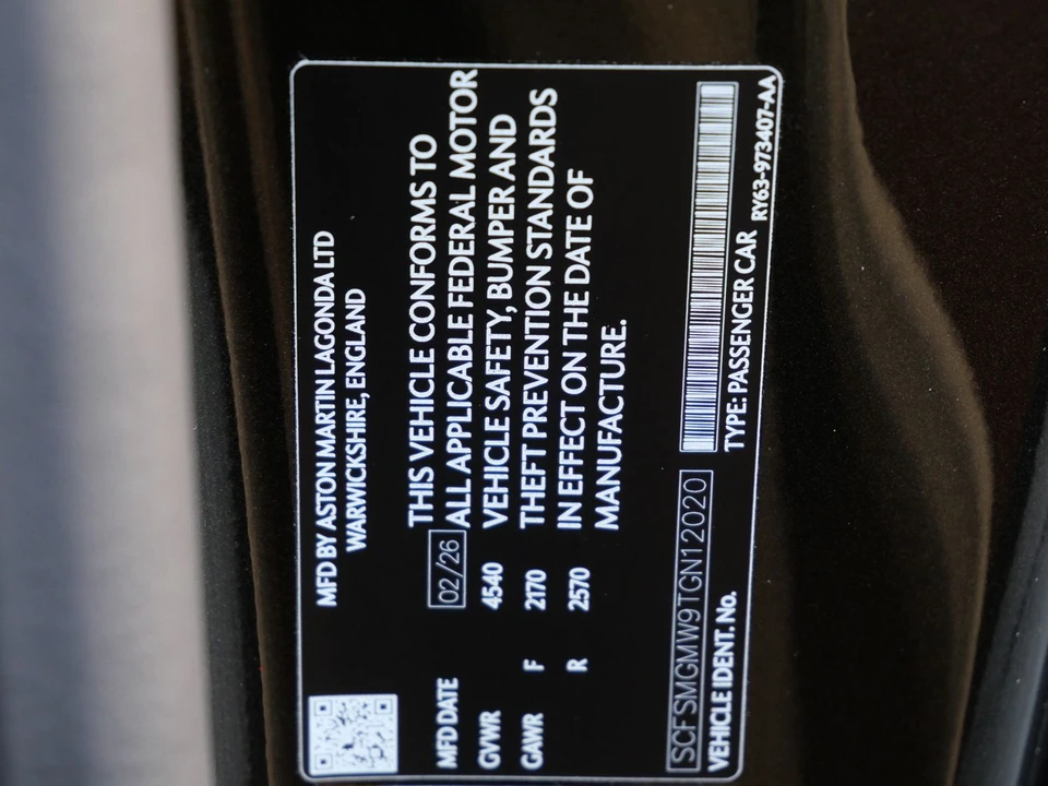 2026 Aston Martin V8 Vantage (2019+) - Image 27 of 27
