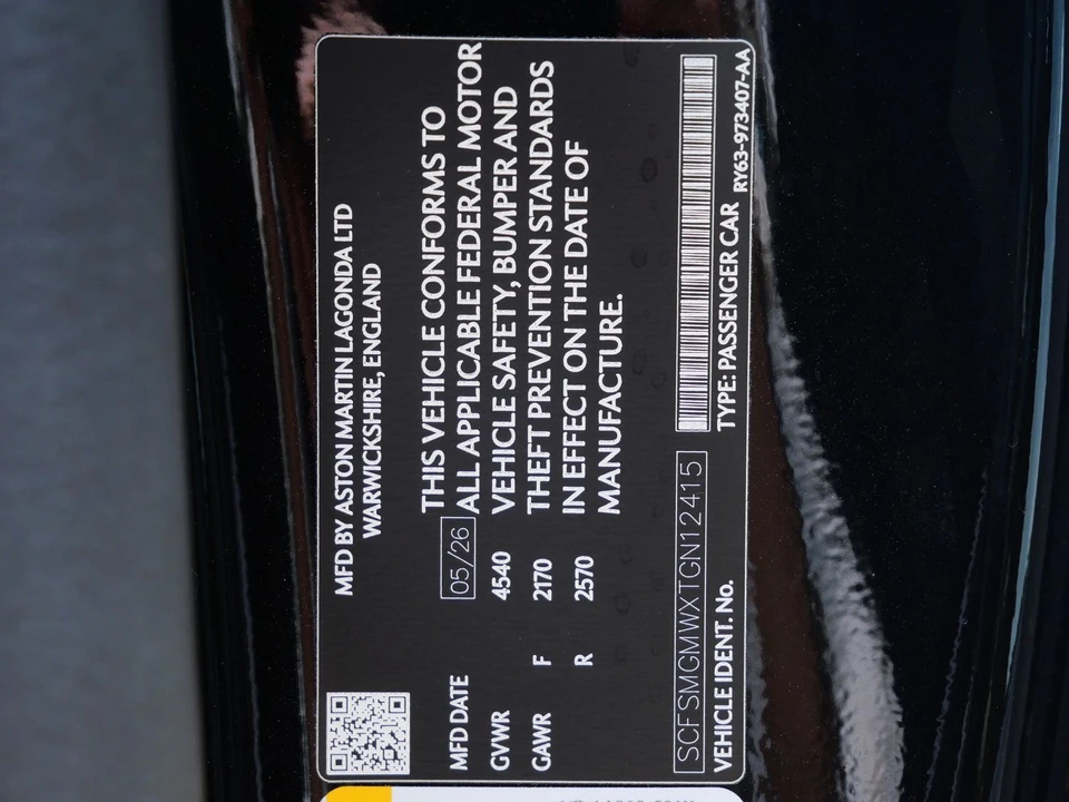 2026 Aston Martin V8 Vantage (2019+) - Image 26 of 26
