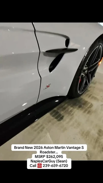 2026 Aston Martin V8 Vantage (2019+) - Image 1 of 16
