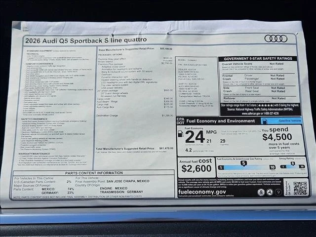 2026 Audi FY Q5 - Image 18 of 20