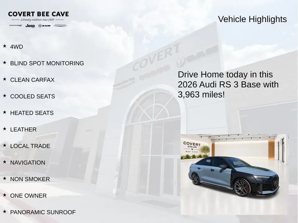 2026 Audi 8Y RS3 - Image 8 of 19
