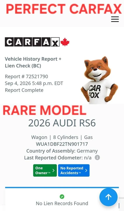 2026 Audi C8 RS6 - Image 2 of 19