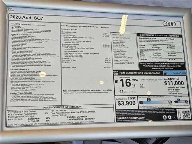 2026 Audi SQ7 - Image 17 of 18