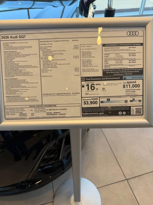 2026 Audi SQ7 - Image 13 of 13