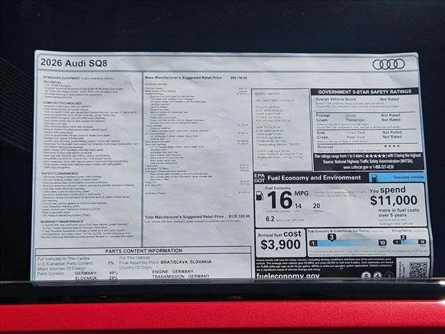 2026 Audi SQ8 - Image 18 of 18